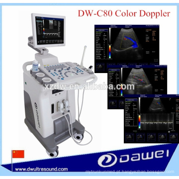 aparelho de ultrassonografia cor doppler &amp; equipamento de ultrassonido DW-C80 PLUS